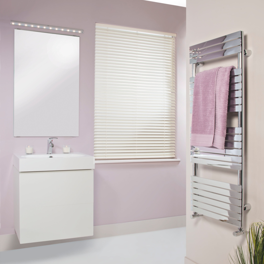 Zehnder Ax Spa Towel Rail - Chrome