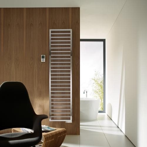 Zehnder Subway Electric Towel Rail with Controller - Chrome