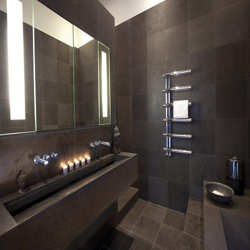 Zehnder Chime Electric Towel Rail - Right Hand Tubes