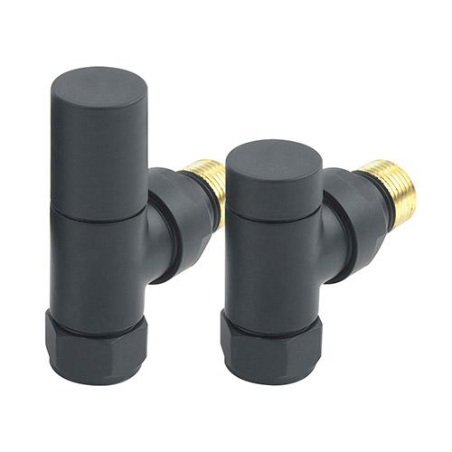 Radius Angled manual 15mm Black