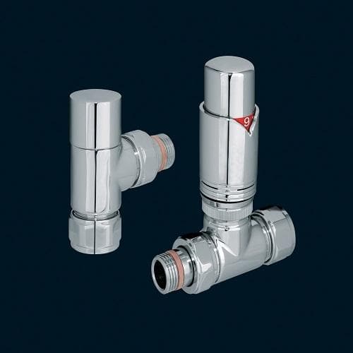 Zehnder Valve Set 33 (Mixed Thermostatic) - Chrome Finish