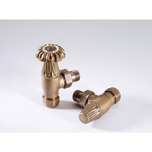 Chartwell Angled manual Valve 15mm Brass